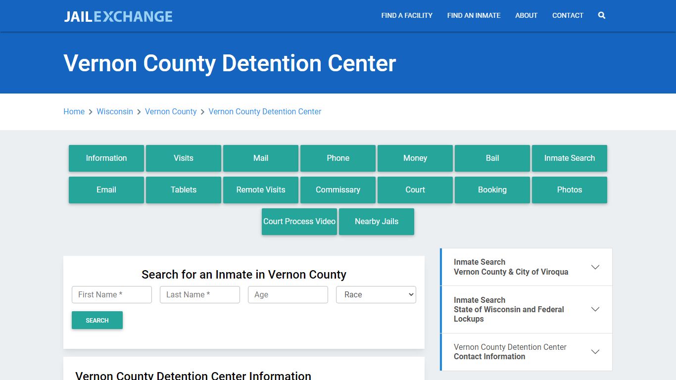 Vernon County Detention Center - Jail Exchange